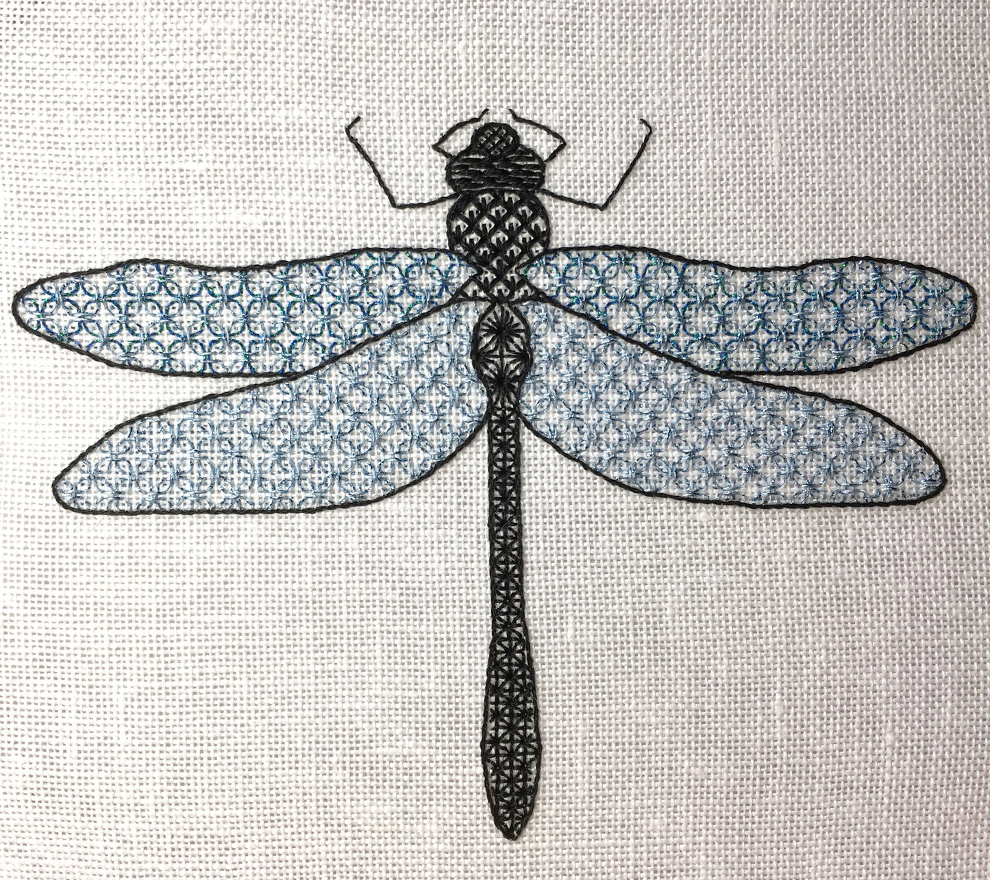 Blackwork Dragonfly