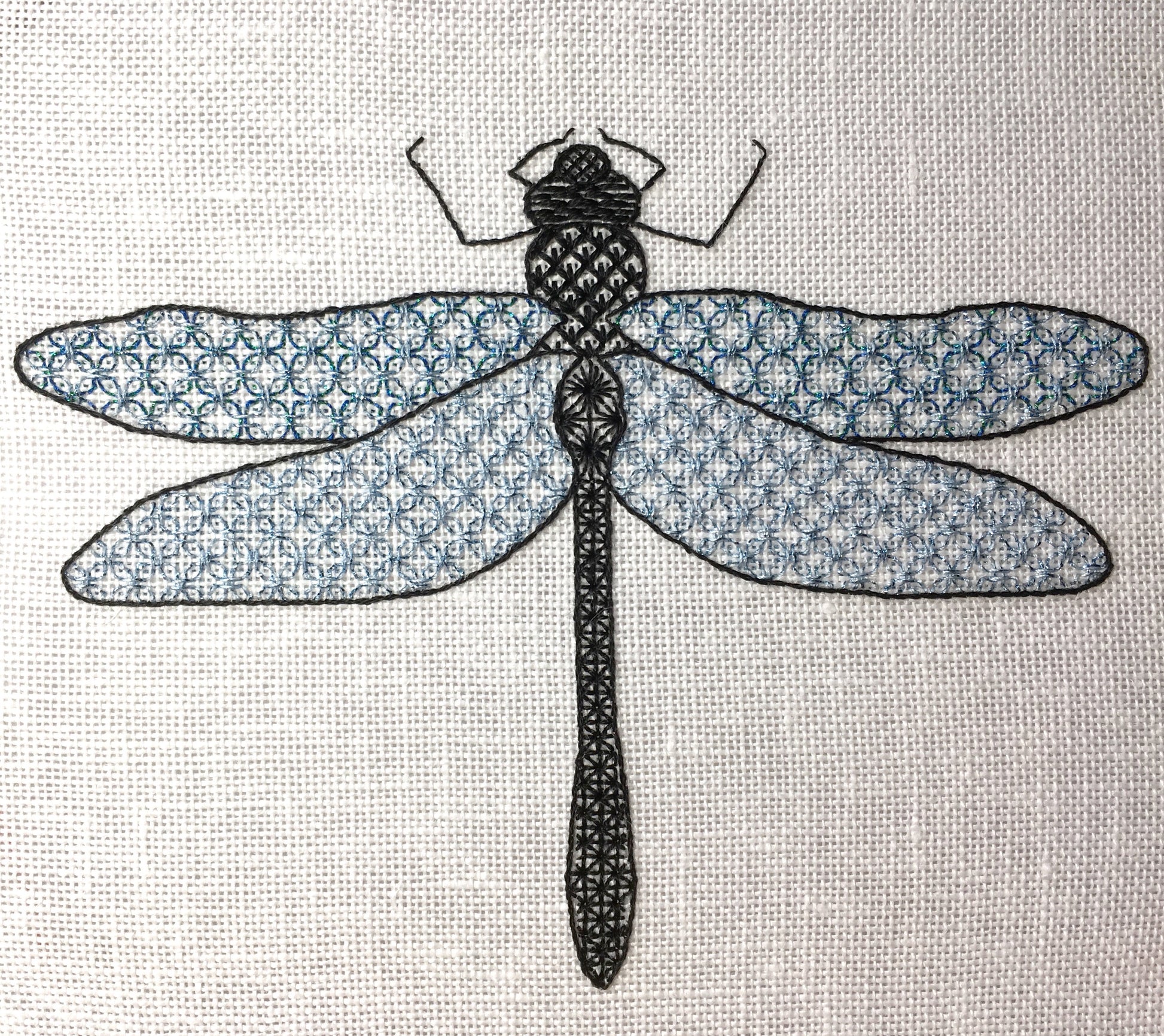 Blackwork Dragonfly