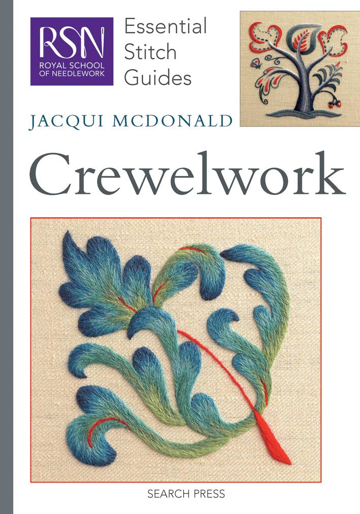 Crewelwork: Royal School of Needlework Podstawowy przewodnik po ściegach