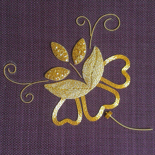 Kit de broderie à l'or « Jacobean Gold »
