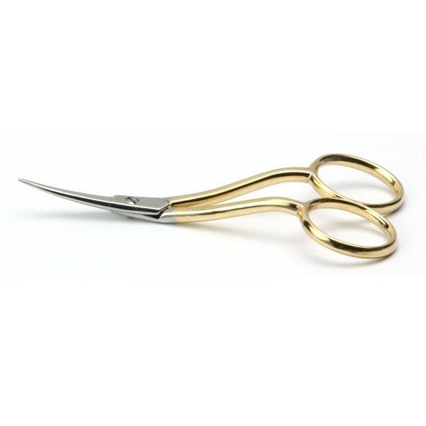 Madeira Embroidery scissors curved gold plated 12cm - 1pc