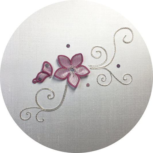 Kit de broderie « Anémone enchantée » Goldwork et Stumpwork