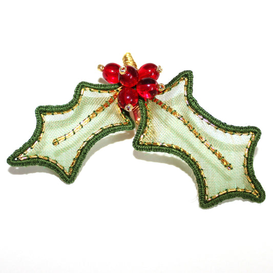 Kit de broderie Stumpwork « Golden Holly »