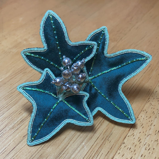 Kit de broderie Stumpwork « Branche de lierre »