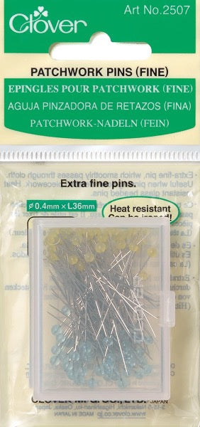 Clover patchwork pins (fine)