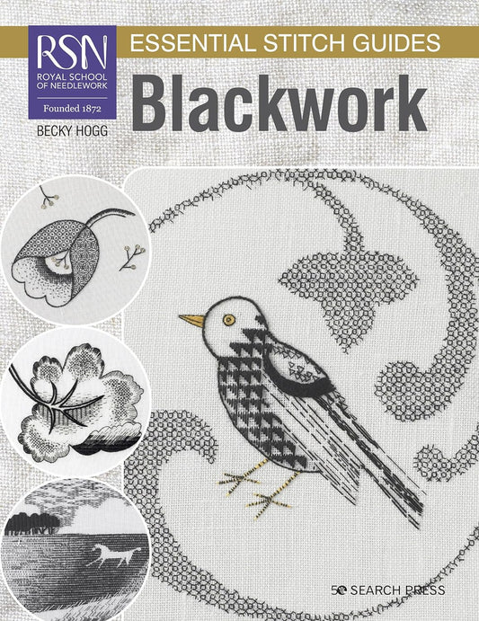Broderie Blackwork : Guide essentiel des points de la Royal School of Needlework