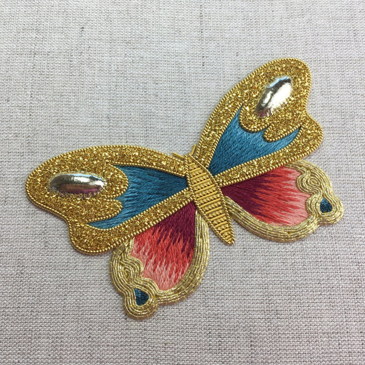 'Butterfly' Silk & Goldwork Embroidery Kit