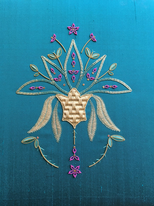 'Exuberant Spirit' Goldwork Embroidery Kit Materials Pack