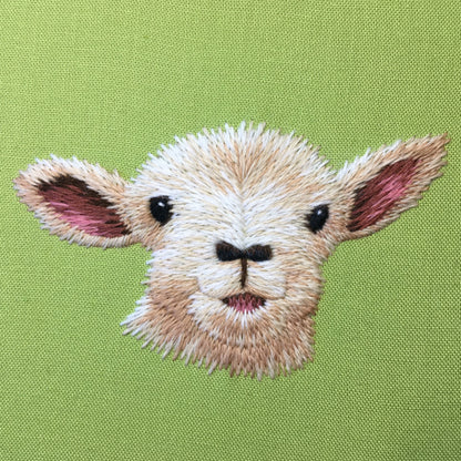 Kit de broderie au point de croix « Agneau de printemps »