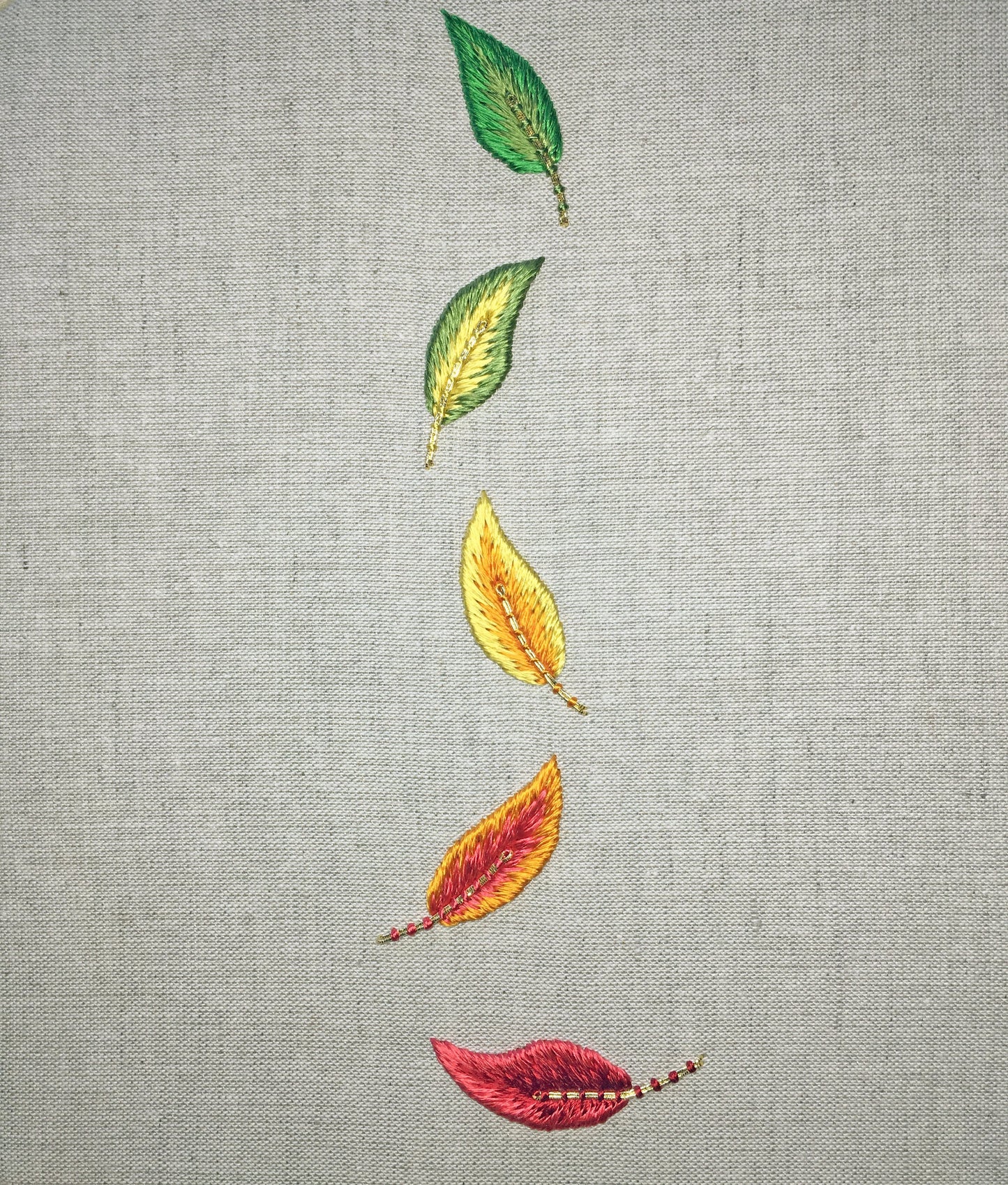 'Changing Leaves' Silk Shading Embroidery Kit