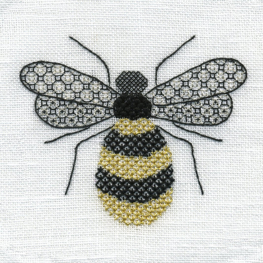 'Honeybee' Blackwork Embroidery Kit