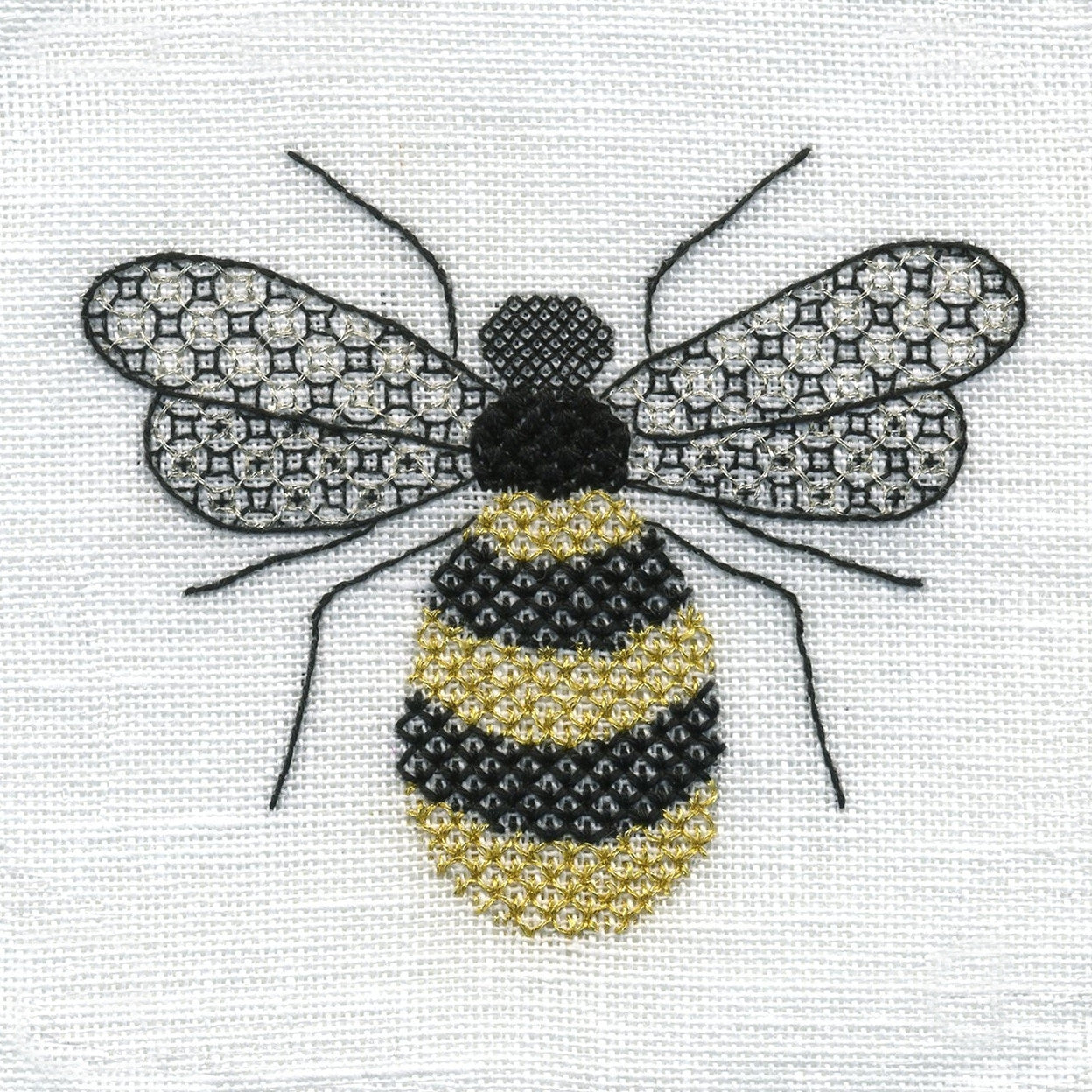 Kit de broderie Blackwork « Abeille »