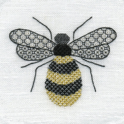 Kit de broderie Blackwork « Abeille »