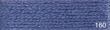 Coton mouliné DMC bleu