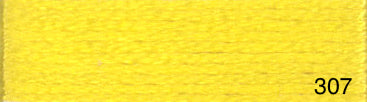 Mouliné de coton DMC jaune et orange