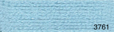 Coton mouliné DMC bleu