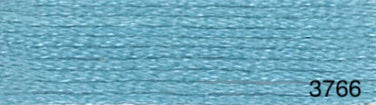Coton mouliné DMC bleu