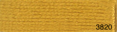 Mouliné de coton DMC jaune et orange