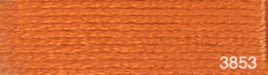 Mouliné de coton DMC jaune et orange