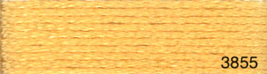 Mouliné de coton DMC jaune et orange