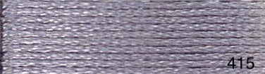Coton mouliné DMC Gris