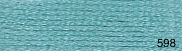 Coton mouliné DMC bleu