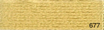 Mouliné de coton DMC jaune et orange