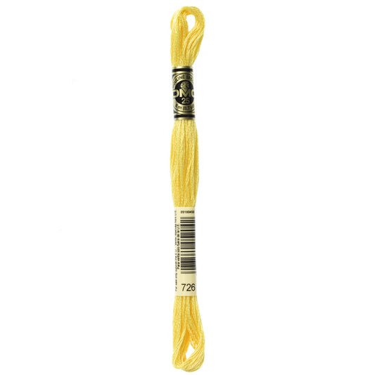 Mouliné de coton DMC jaune et orange