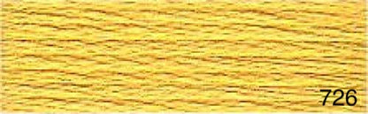 Mouliné de coton DMC jaune et orange