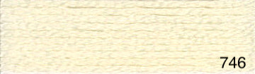 Mouliné de coton DMC jaune et orange