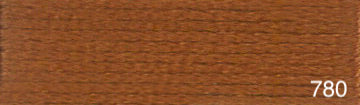 Mouliné de coton DMC jaune et orange