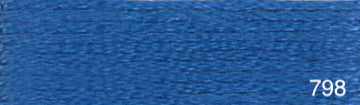 Coton mouliné DMC bleu