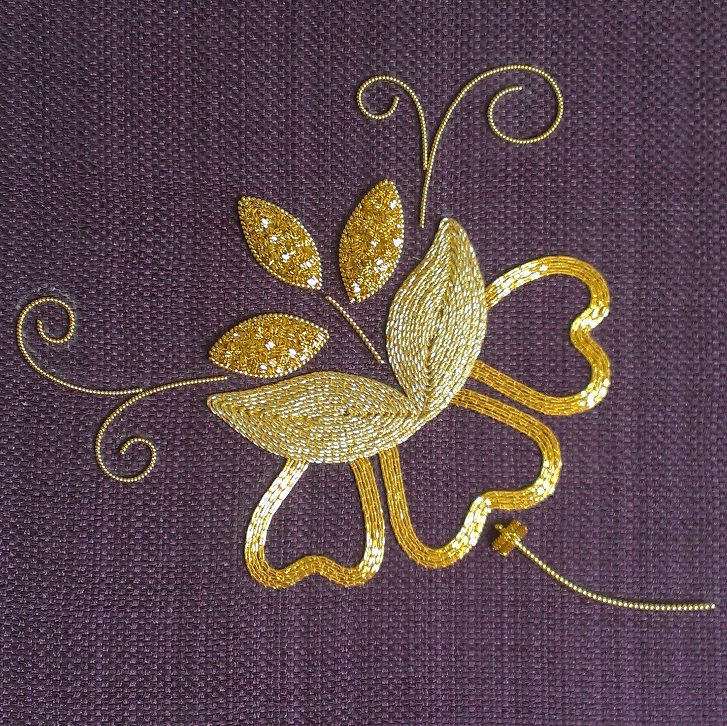 'Jacobean Gold' Goldwork Embroidery Kit