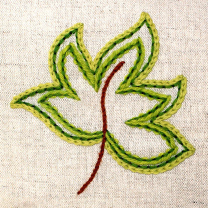 Modèle de broderie au point de croix « Maple »
