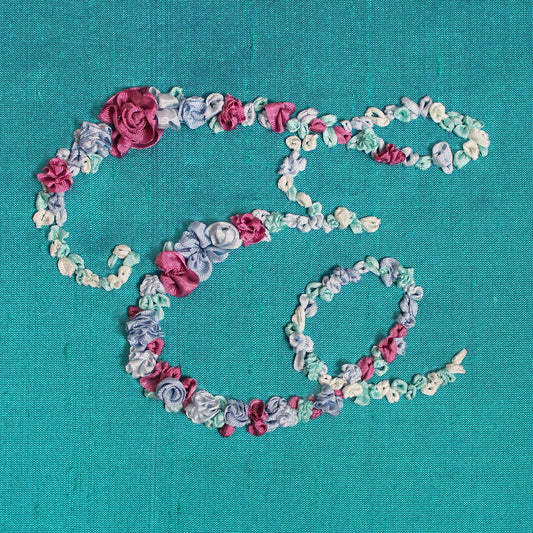 'Monogram' Silk Ribbon Embroidery Pattern