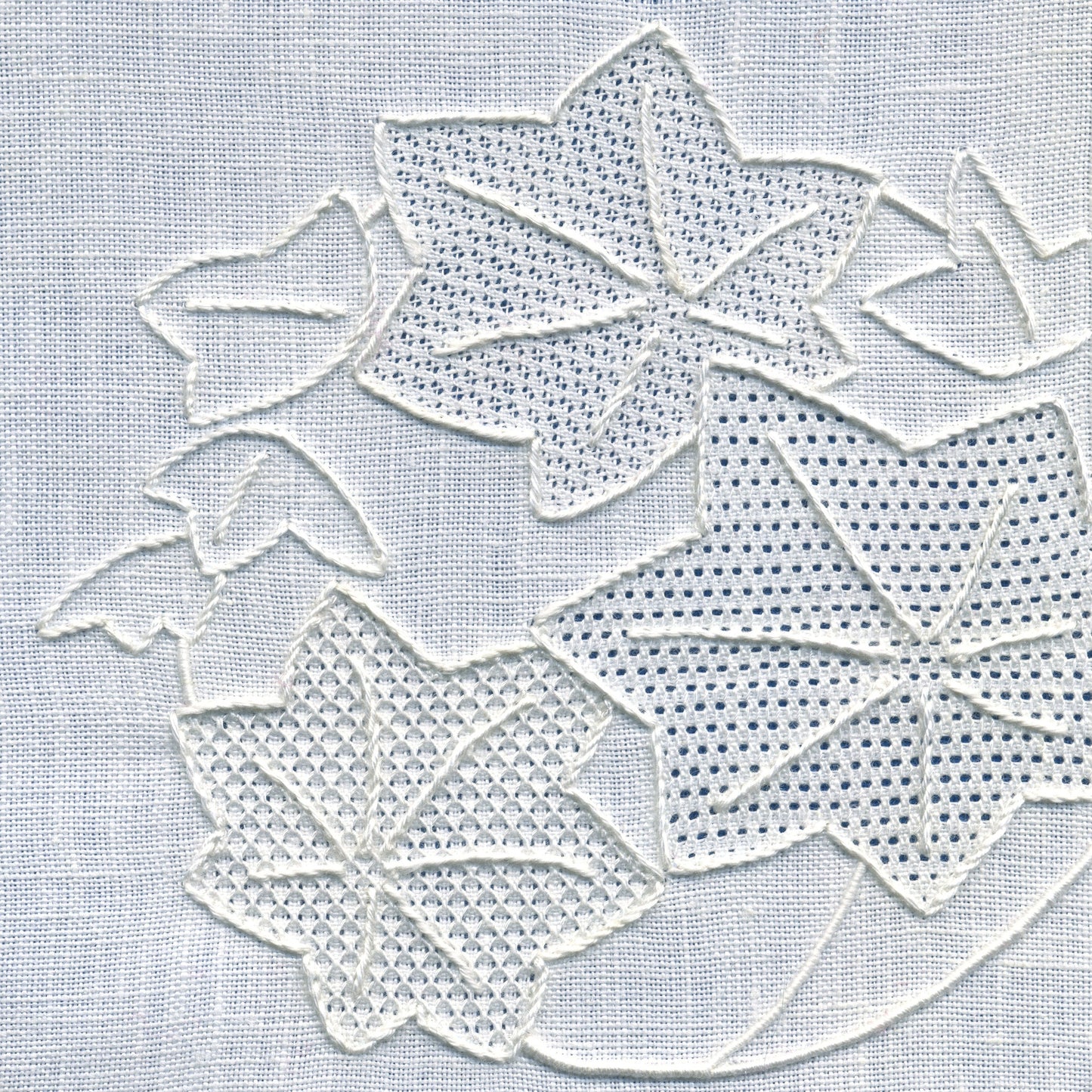 'Autumn Maple' Whitework Embroidery Kit