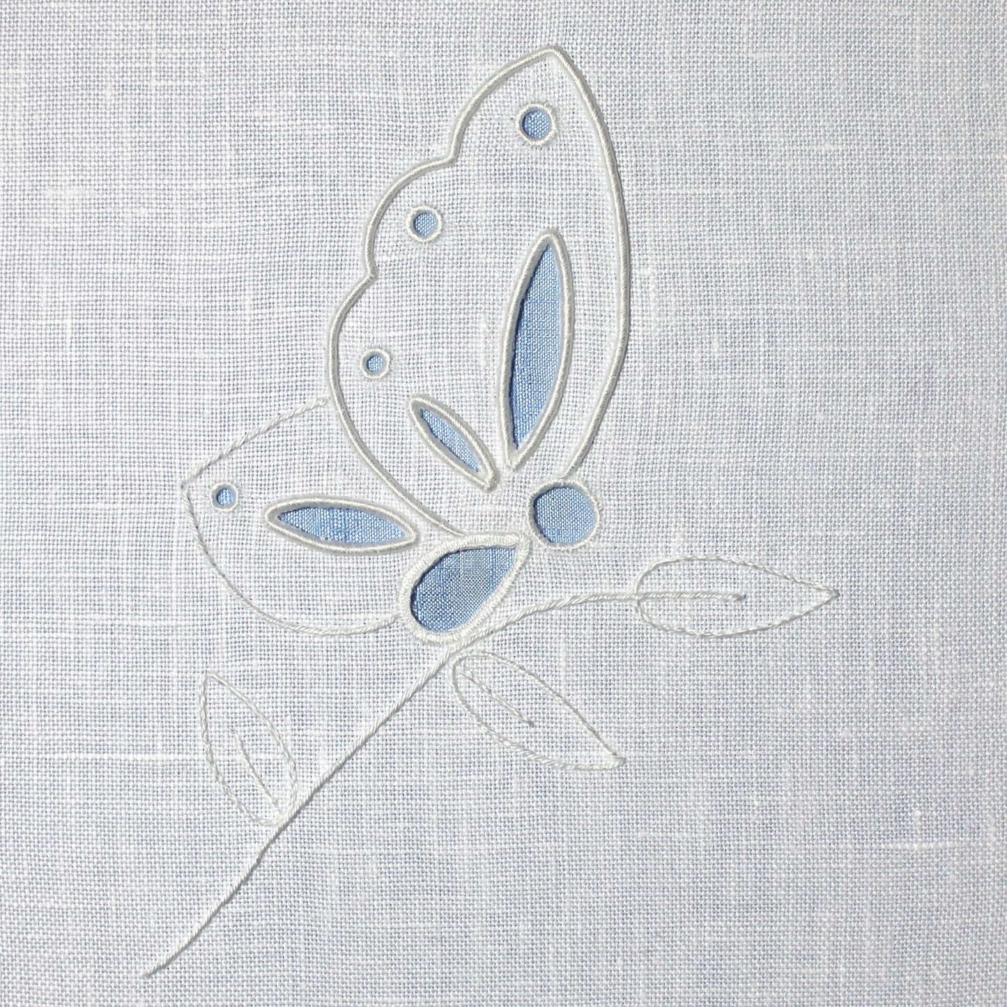 Kit de broderie blanche « Prêt pour le vol »