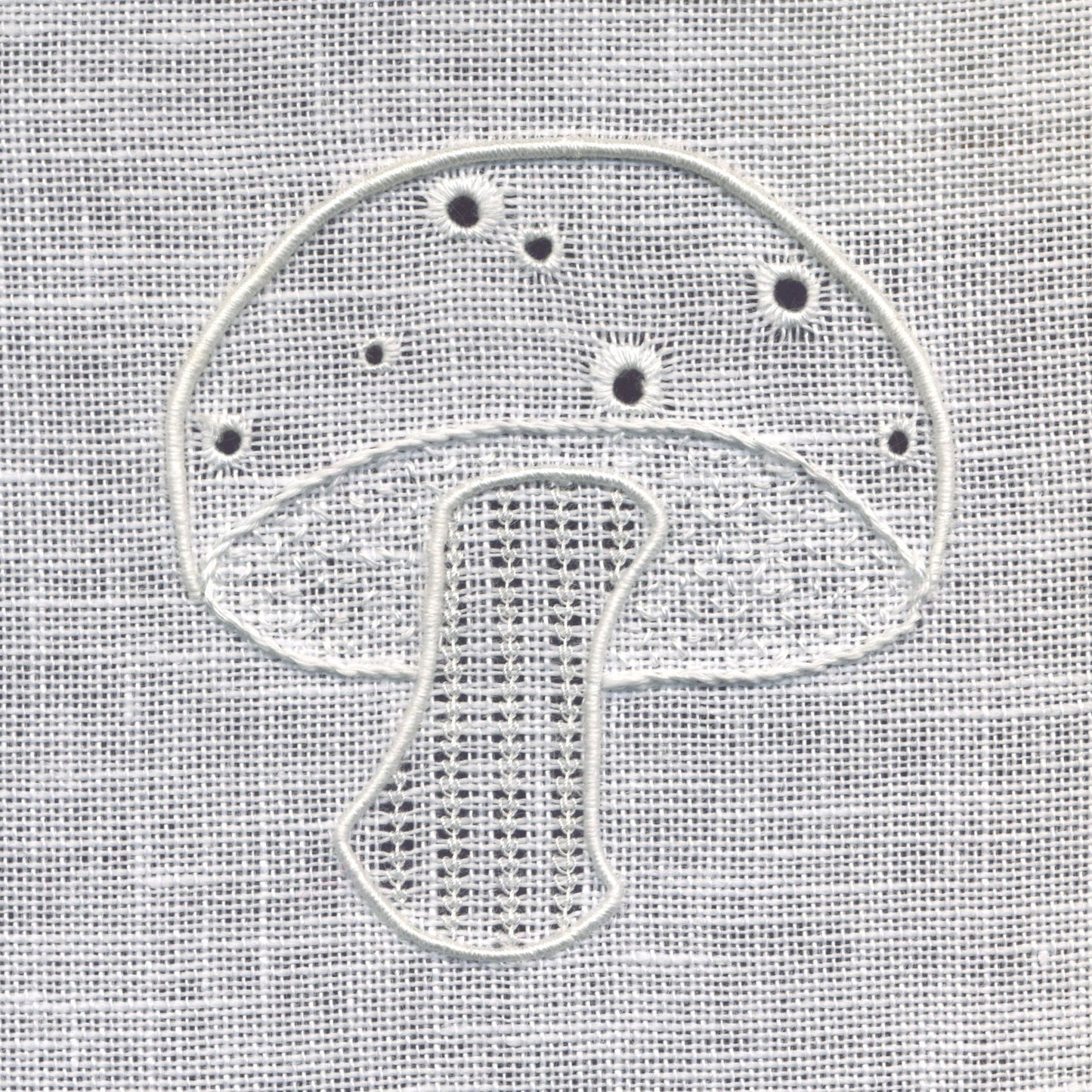 'Toadstool' Whitework Embroidery Kit