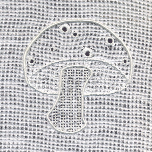 'Toadstool' Whitework Embroidery Kit