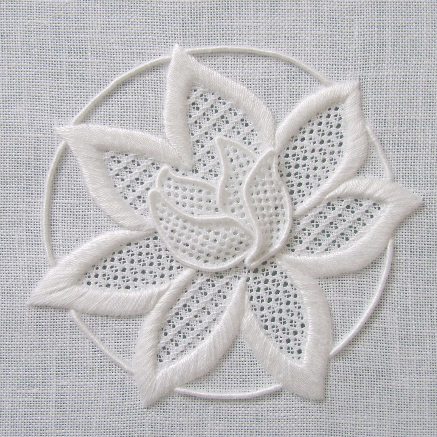 'Waterlily' Whitework Embroidery Kit